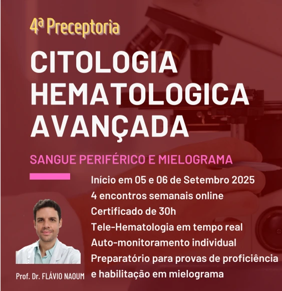 Preceptoria em Citologia Hematológica Avançada. Curso de citologia hematológica. 